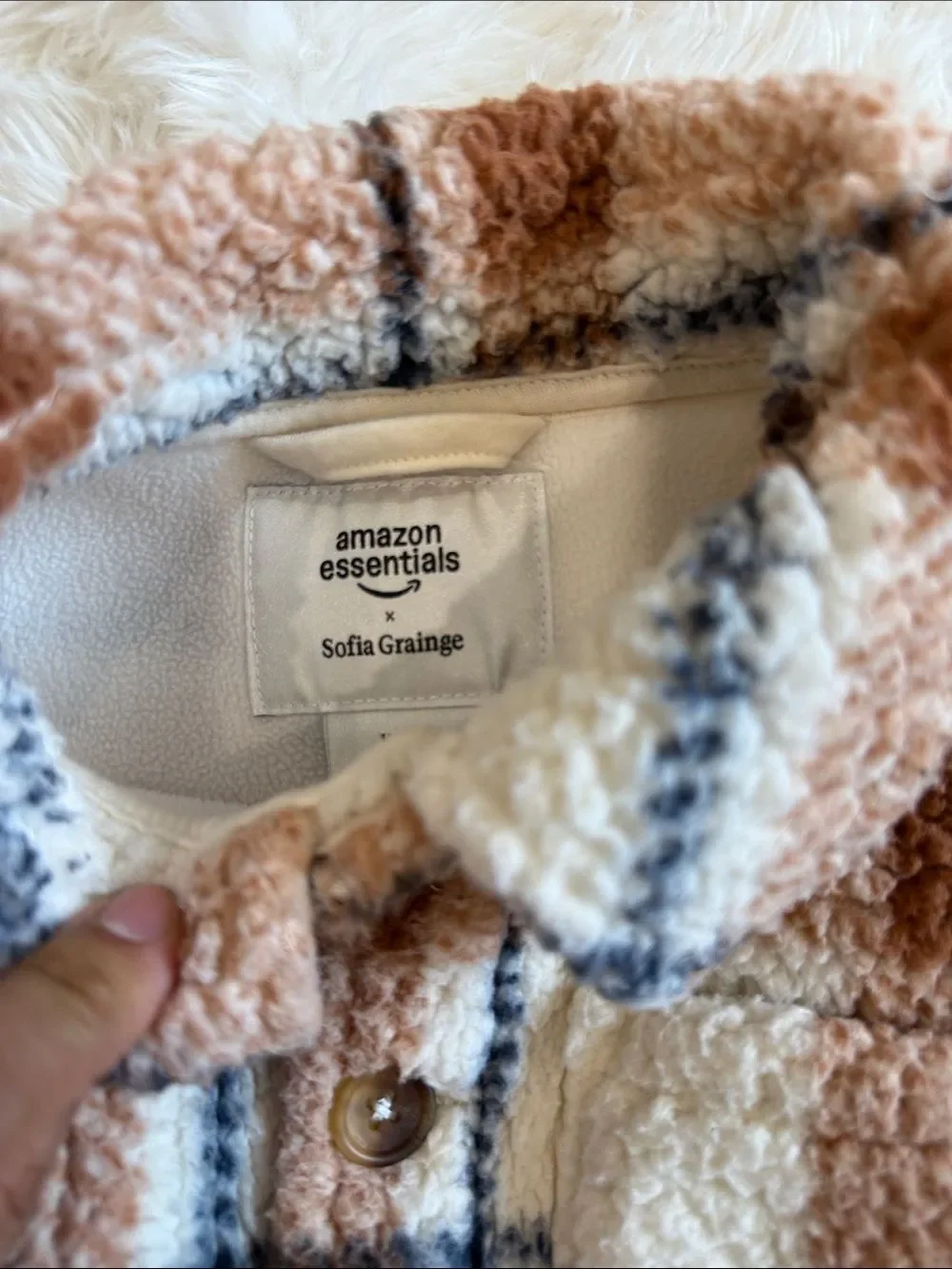Blueberi Boulevard Coat, BTween Cardigan & Amazon Essentials Sherpa Jacket